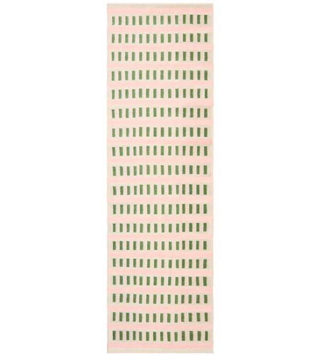 Chhatwal & Jonsson Ladakh Runner rug Off White/Cactus Green/Dusty Pink RDH872872-26 Off White/Cactus Green/Dusty Pink