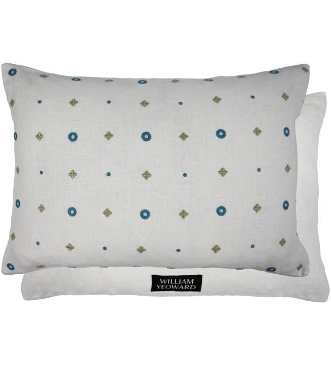 Laghu Cushion 50 x 35cm by William Yeoward Duck Egg