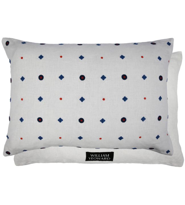 Laghu Cushion 50 x 35cm by William Yeoward Indigo