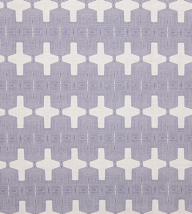Laguna Fabric by Christopher Farr Cloth Indigo