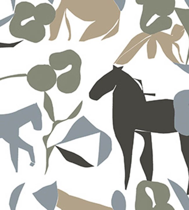 Laidun Wallpaper by Marimekko Grey