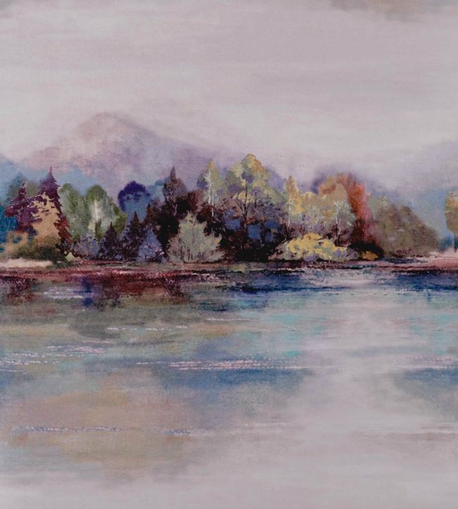 Lakeside Wallpaper by 1838 Wallcoverings Sunset