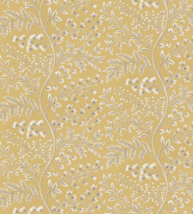 Lamballe Wallpaper by Nina Campbell Yellow