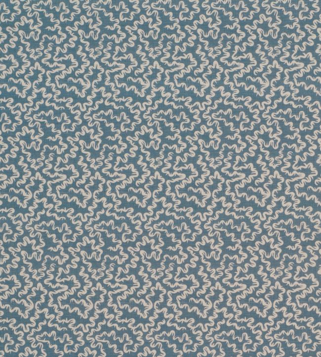 Lamerie Vermicelli Fabric by James Hare Victoria Blue