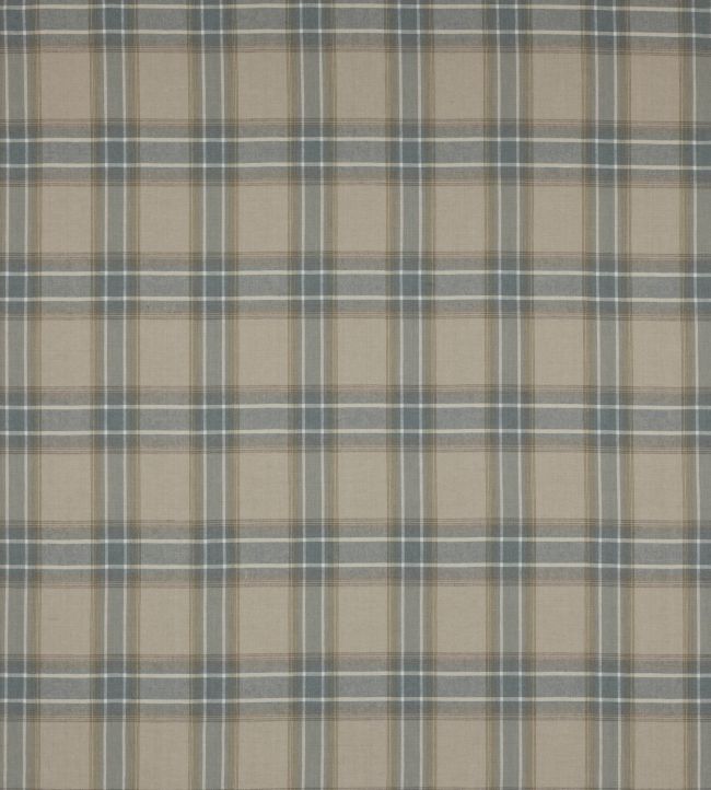Lamorna Check Fabric by Colefax and Fowler Blue