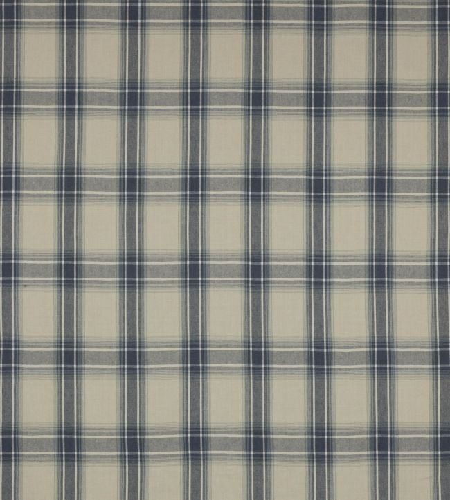 Lamorna Check Fabric by Colefax and Fowler Navy