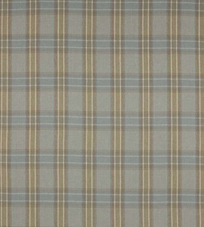 Lamorna Check Fabric by Colefax and Fowler Old Blue