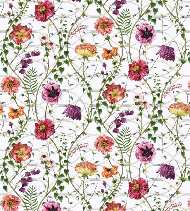 Lamorran Trail Fabric by Osborne & Little Purple
