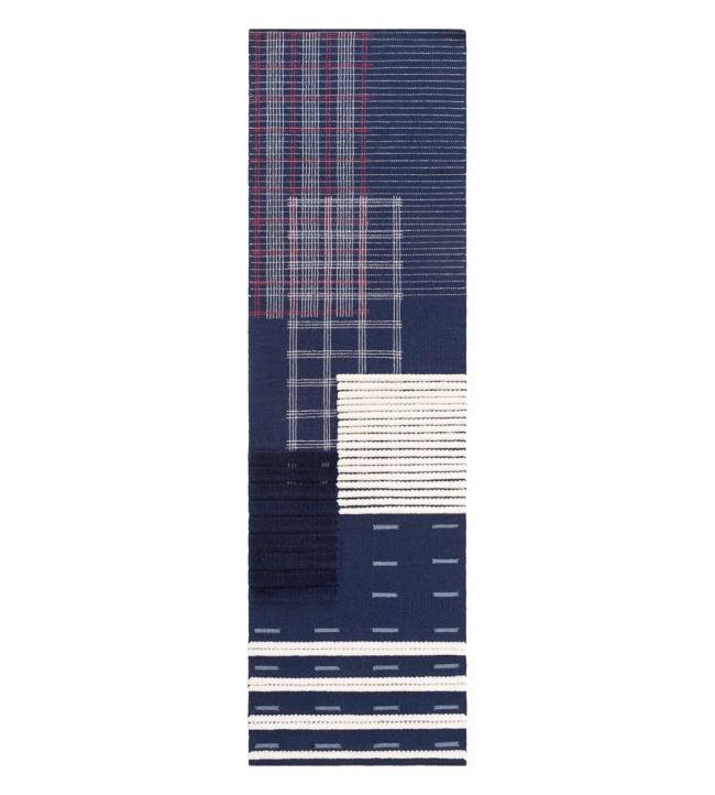 GAN Lan Runner rug Indigo 141939-US Indigo