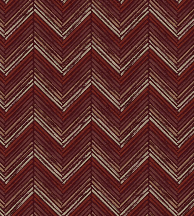Langdale Fabric by Arley House Burgundy