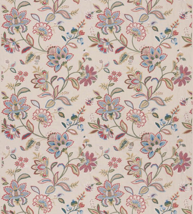 Langley Fabric by GP & J Baker Red/Blue