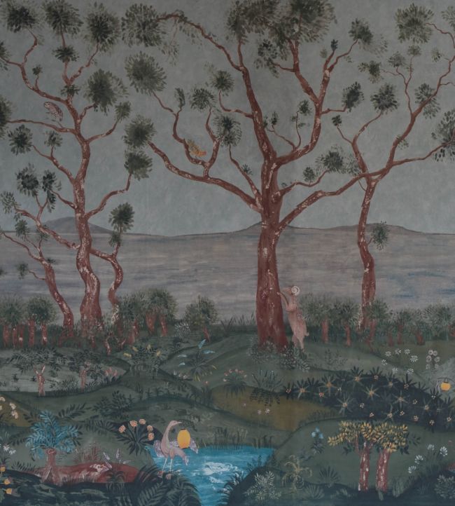 Lantern Parade Mural by Andrew Martin Midsummer
