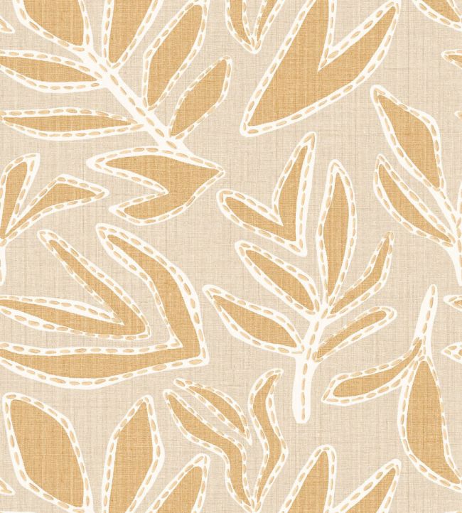 Lanzea Wallpaper by Casamance Sable/vanille