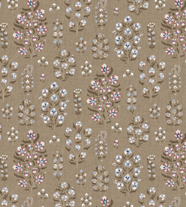 Lara Fabric by Lewis & Wood Blue Almond