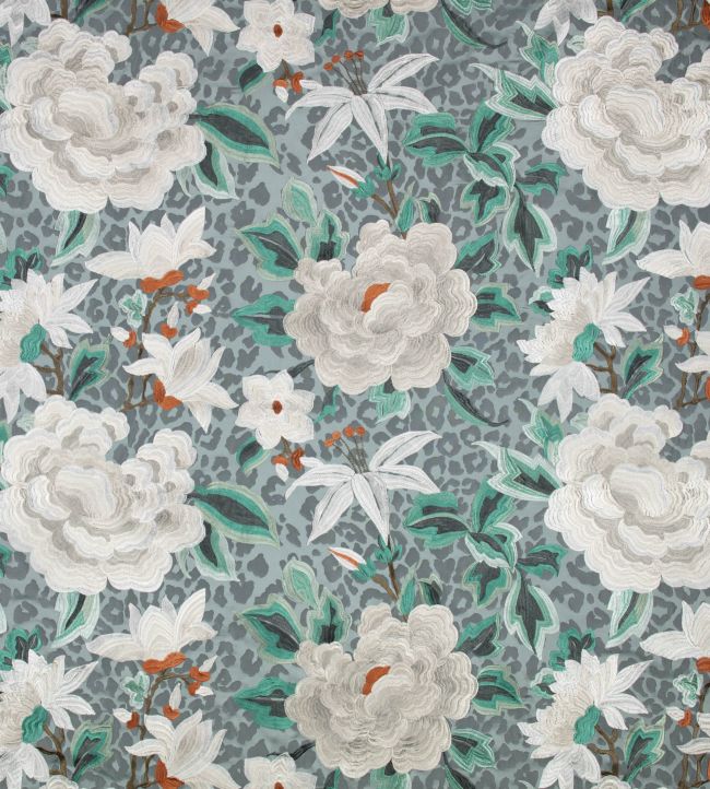Lavina Fabric by Romo Blue Haze