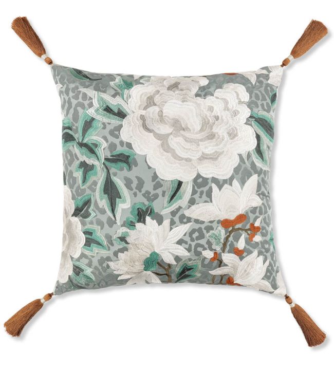 Lavinia Cushion 50 x 50cm by Romo Blue Haze