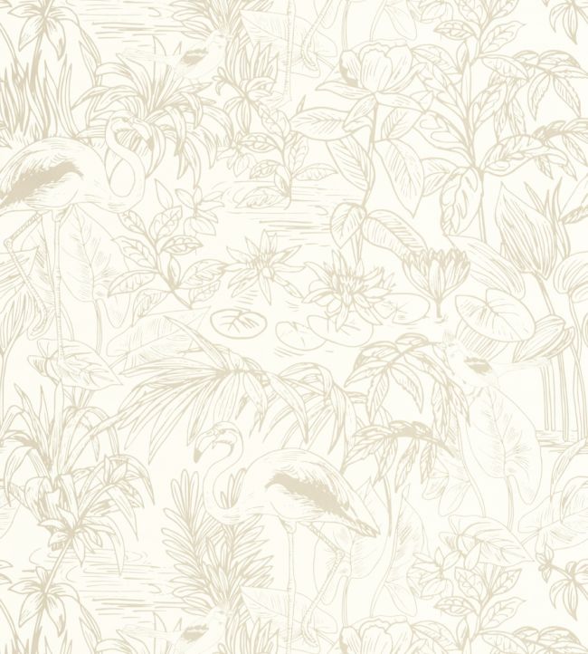 Le Cap Wallpaper by Caselio Beige Irise