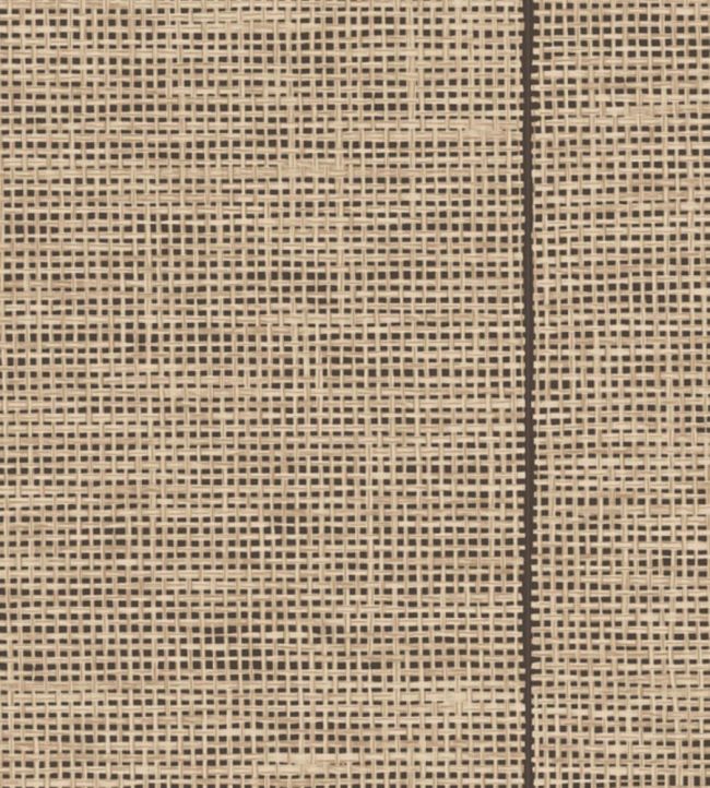 Le Raphia Tisse Wallpaper by Arte Black Natural