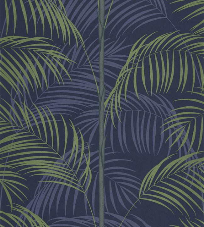 Le Tout Paris Wallpaper by Casadeco Bleu Outremer/Vert