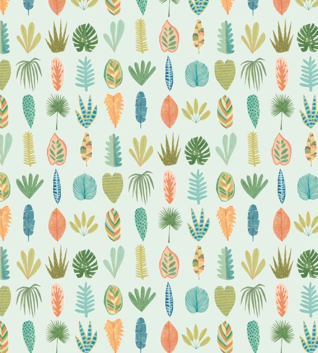 Leaf Boogie Wallpaper by Ohpopsi Duckegg Twist