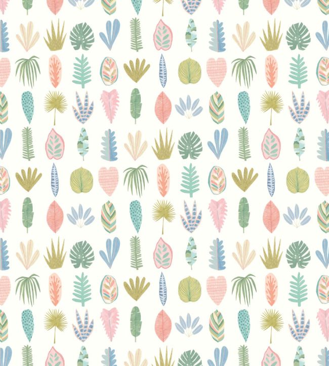 Leaf Boogie Wallpaper by Ohpopsi Pastel