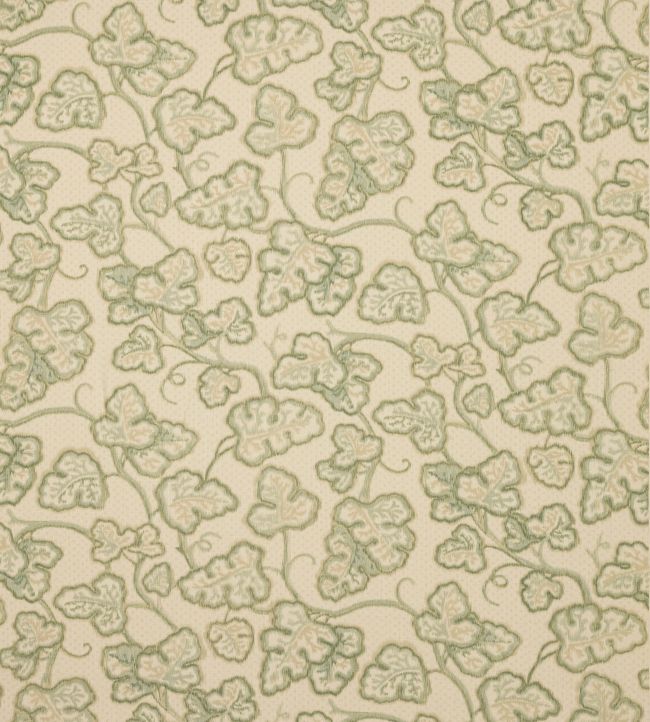 Leaf Damask Fabric by Colefax and Fowler Green