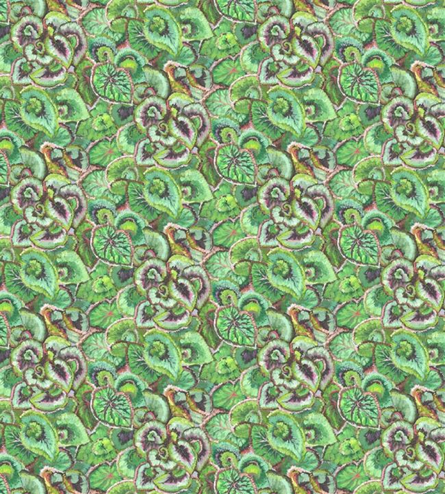Leaf Glaze Fabric by Designers Guild Emerald