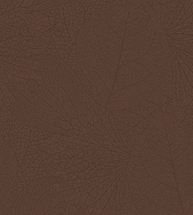 Leaf Vein Wallpaper by Eijffinger Orange/Terracotta