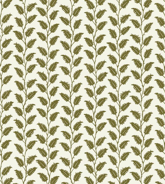 Leaf Wiggle Wallpaper by Josephine Munsey Trixie/Ringhill White
