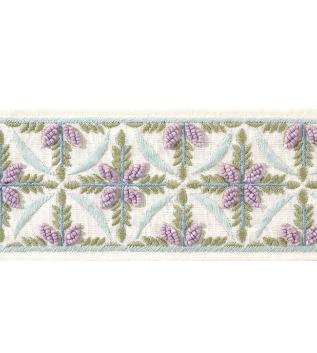 Leila Tape Trimming by Thibaut Lilac and Willow