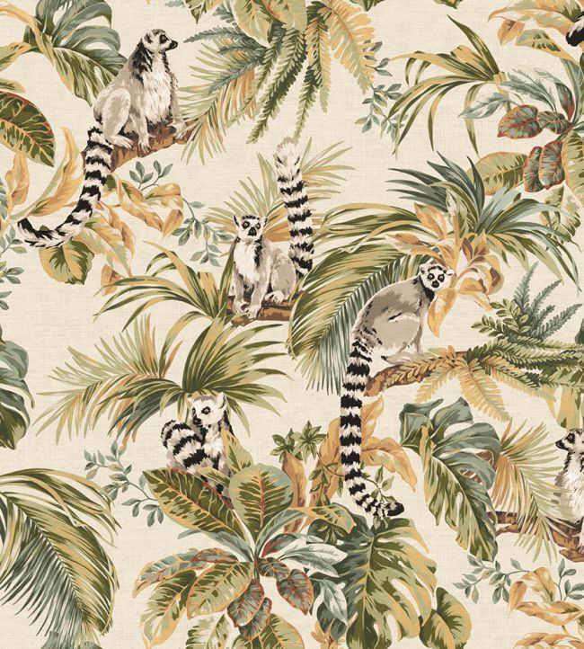 Lemuri Wallpaper by Jannelli&Volpi Green