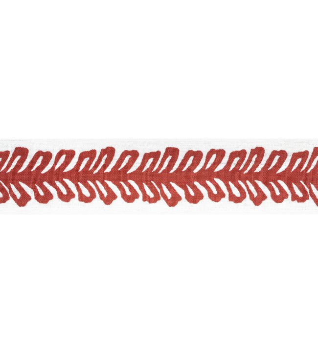 Lenox Tape Trimming by Thibaut Cranberry
