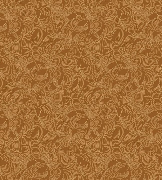 Leontine Wallpaper by Casamance Ambre/dore