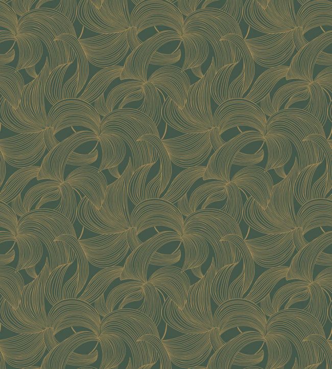 Leontine Wallpaper by Casamance Jaspe/dore