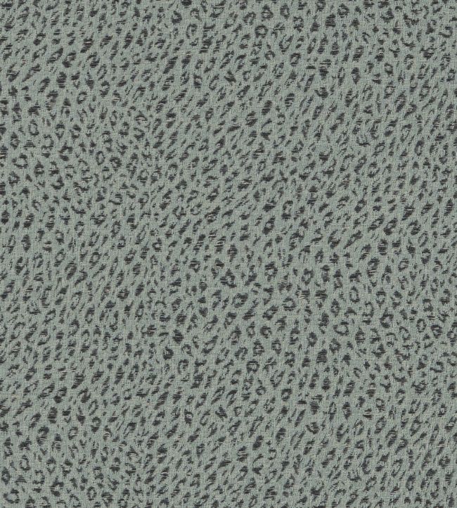 Leopard Fabric by James Hare Slate Blue