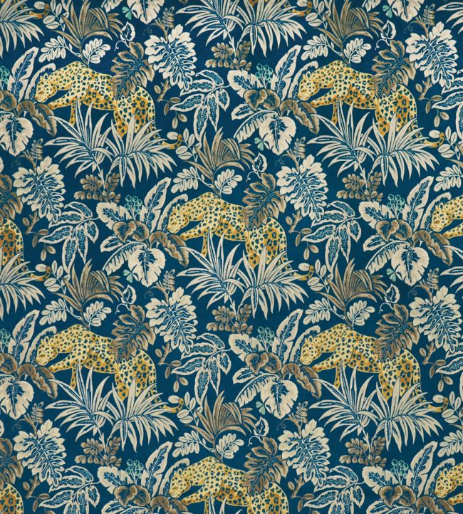 Leopard Fabric by Prestigious Textiles Indigo