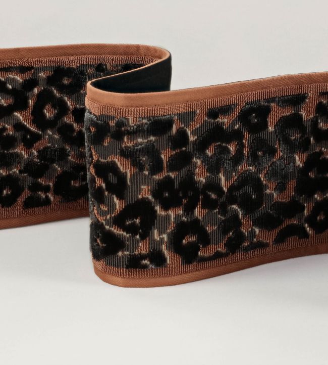 Leopard Velvet Braid Trimming by Romo Umber