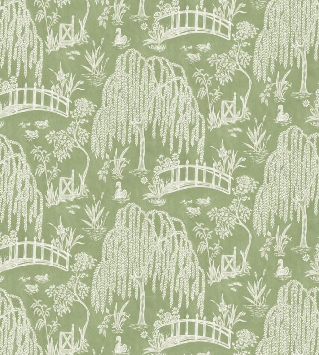 Les Saules Fabric by Nina Campbell Green