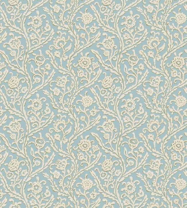 Letti Wallpaper by Josephine Munsey Bright Blue
