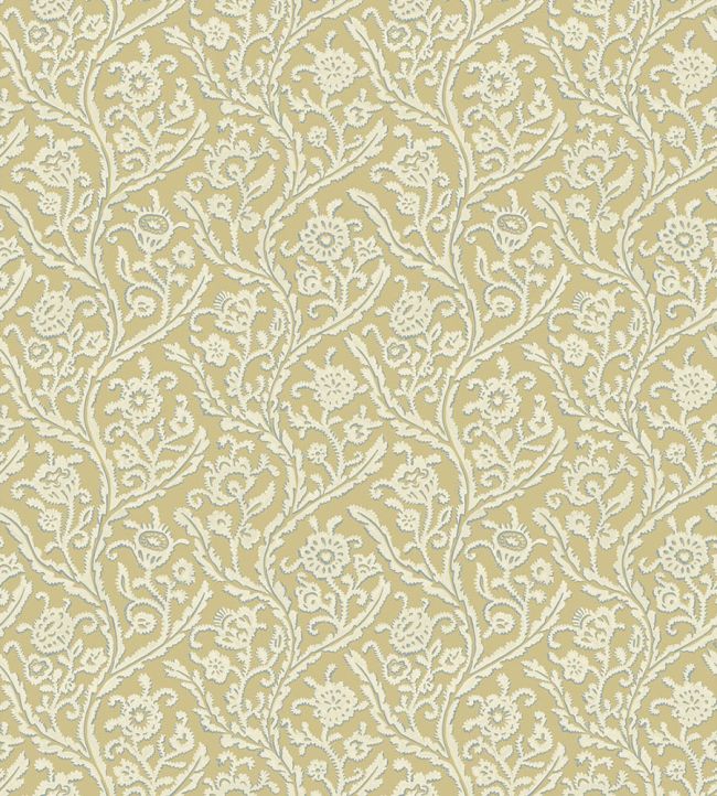 Letti Wallpaper by Josephine Munsey Light Yellow