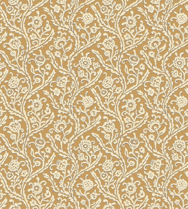 Letti Wallpaper by Josephine Munsey Mustard Yellow