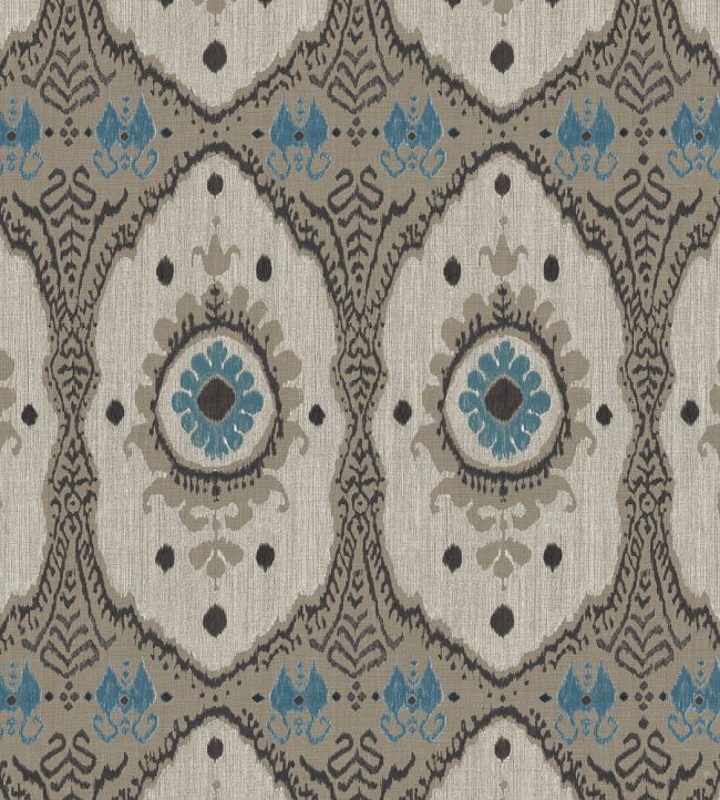 Bukhara Fabric by Lewis & Wood Umber