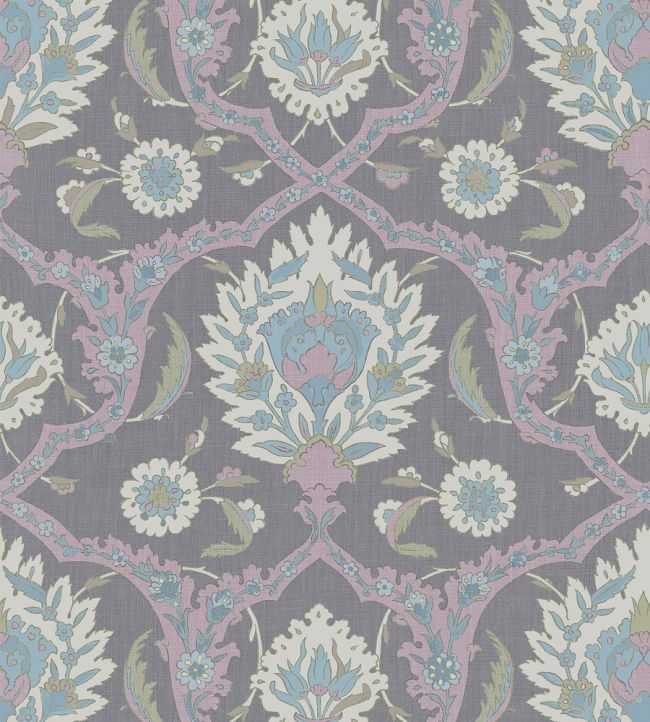 Damascus Fabric by Lewis & Wood Amethyst