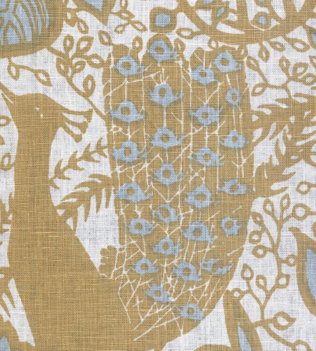 Peacock Fabric by Lewis & Wood Cava
