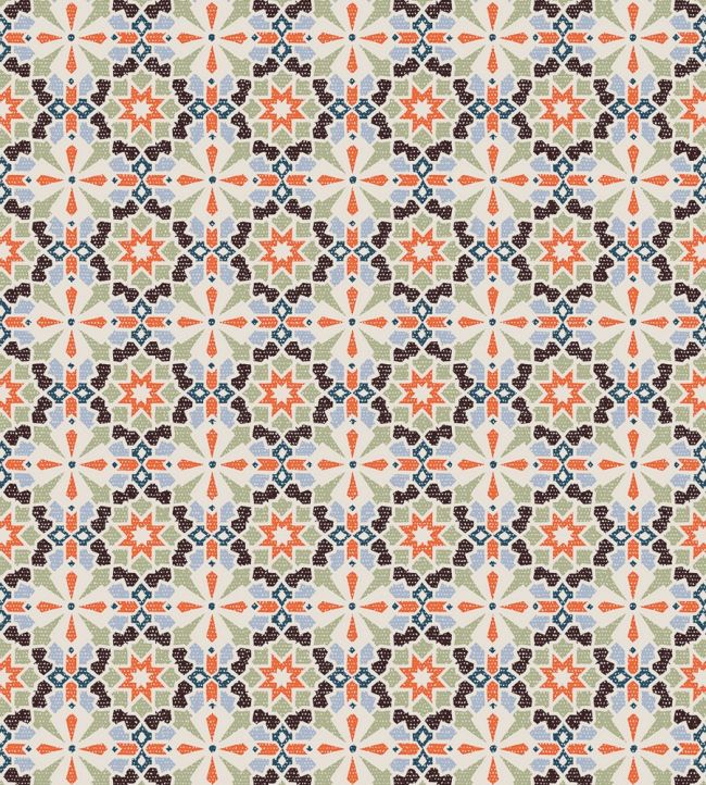 Conway Fabric by Lewis & Wood Nasturtium