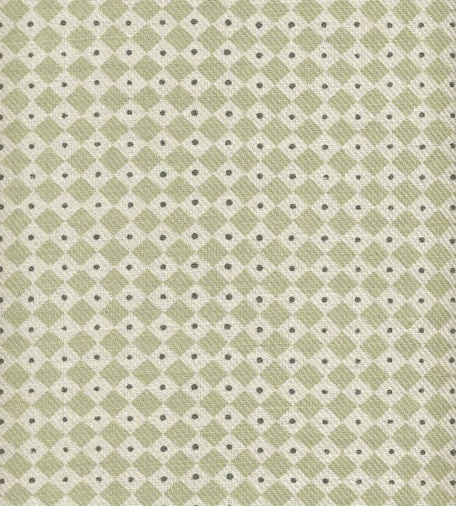 Diamond Dot Fabric by Lewis & Wood Greengage