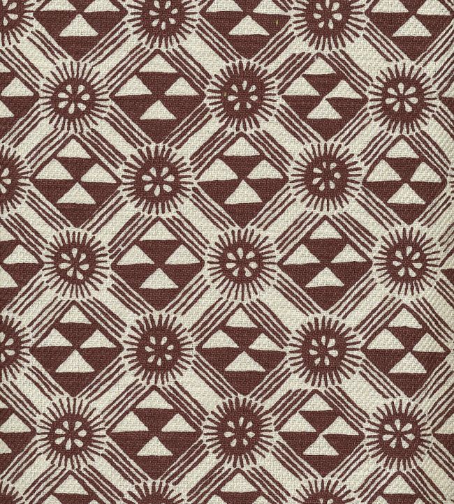 Monochrome Fabric by Lewis & Wood Mulberry