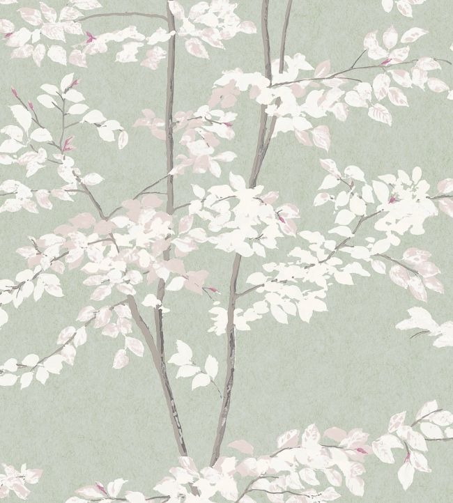Beech Wallpaper by Lewis & Wood Jade