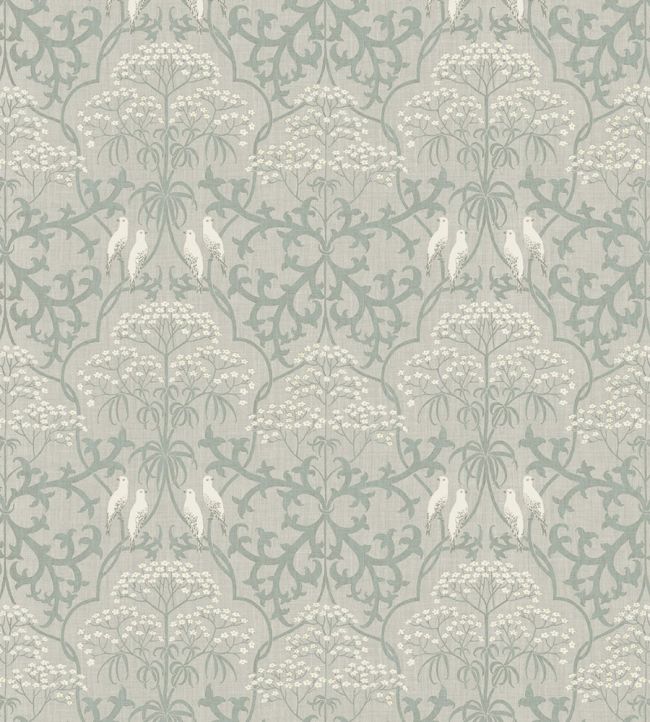 Bella Wallpaper by Lewis & Wood Smoke
