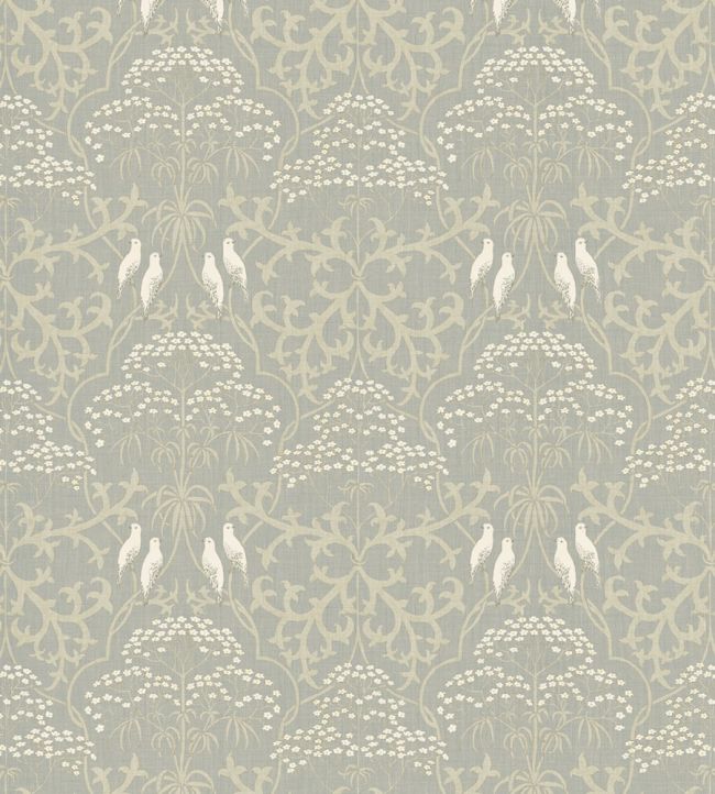 Bella Wallpaper by Lewis & Wood Earl Grey